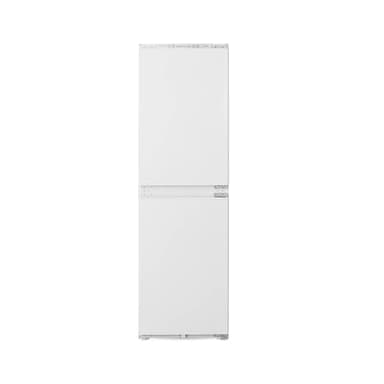 Cookology CBIFF50501 Built-in 233 Litre Fridge Freezer Refrigerator 50/50 Integrated Combi, Frost Free and External LED Controls - In White