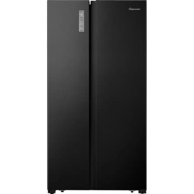 Fridgemaster MS91520EB Total No Frost American Fridge Freezer - Black - E Rated