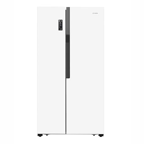 Teknix THSBS1791PW American Side by Side Door Fridge Freezer - 519L Capacity - Frost Free - Digital Controls - White, H178.7 x W91.0 x D69.0 (cm)