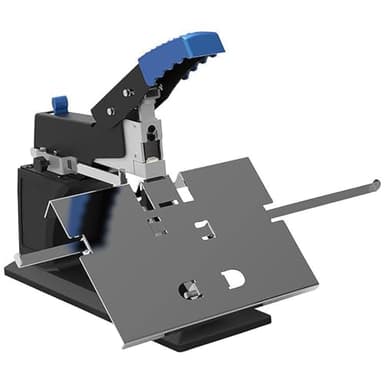 Brochure Stapler Folding Machine, A3,A4 Heavy Duty Desk Flat Saddle Stapler, Manual Desktop Booklet Stapler with 60 Sheet Capacity, Book Binding Machine for Office, Home Printing Houses