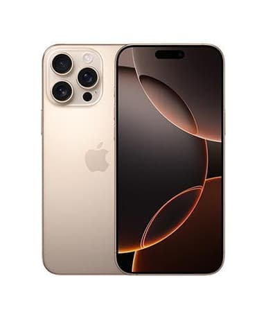 Apple iPhone 16 Pro Max, 256GB, Desert Titanium (Renewed)