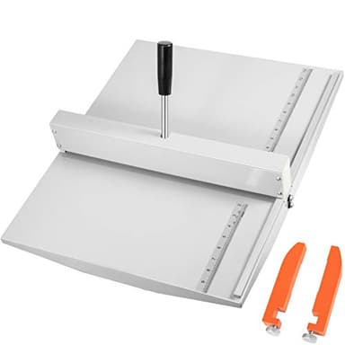 VEVOR 18" Manual Scoring Paper Creasing Machine 460mm Paper Folding Machine Heavy Duty Metal Paper Card Scorer Creaser with 2 Blocks