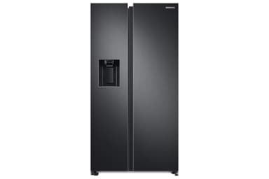 Samsung Series 8 American Style Fridge Freezer, Features SpaceMax and Twin Cooling Plus Technology, Ice Dispenser, Black, Model: RS68A884CB1