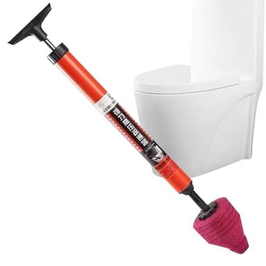 High Pressure Toilet Unblock - Toilet Pipe Plunger, Pvc Toilet Unclogging Device | Plunge Tool Toilet Unclogger with Ergonomic Handle, Pneumatic Piston Shot Toilet Pipe Plunger for Clogged Pipe