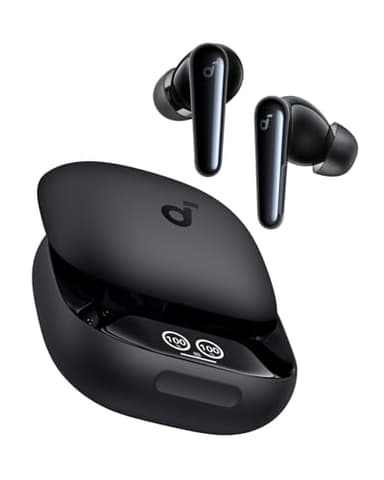 soundcore Liberty 4 Pro by Anker, Noise Cancelling Wireless Earbuds, 7-Sensor and Real-Time Adaptive Noise Cancelling, 2× Faster Charging, Studio-Level Hi-Fi Music, Clear Calls with 6 Mics and AI