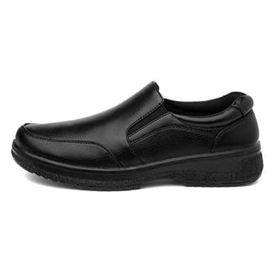 Hobos Buster Mens Black Slip On Shoe - Size 10 UK - Black