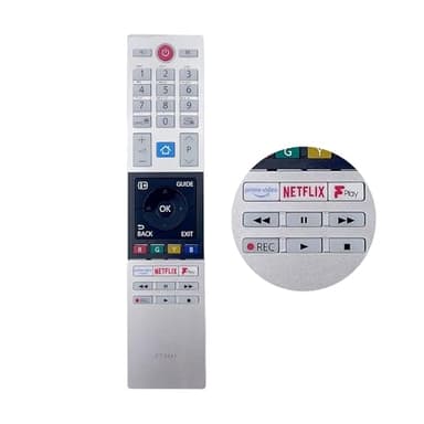 Boulton Universal Remote Control for Toshiba Smart TV – CT-8541 Universal TV Remote Toshiba Controller for SmartTV - CT 8541 Controller