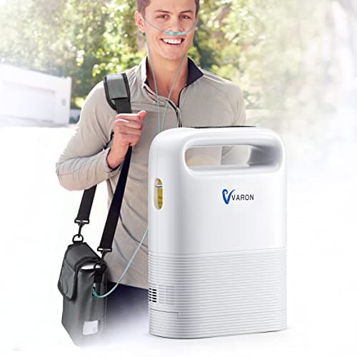 Portable Oxygen Machine 1-5L/min 93%±3% Wheelchair Portable Oxygen Device Machine for Car/Travel Use