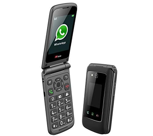 TTfone Titan TT950 Whatsapp Touchscreen Senior Big Button Flip Mobile Phone Vodafone Pay As You Go