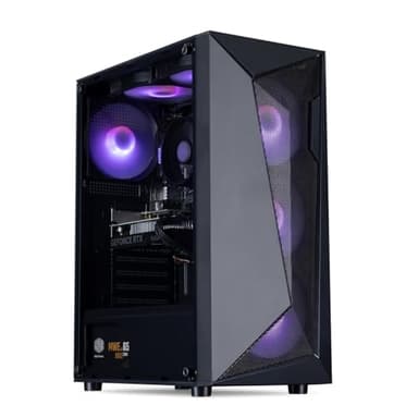 HORIZON Gaming PC Tower | AMD Ryzen 5 5500 | NVIDIA RTX 4060 8GB | 16GB 3200Mhz RAM | 1TB NVMe SSD | 650W 80+ PSU | ARGB Airflow Black Gaming PC Case | VR Ready | WiFi | Windows 11 - Desktop Computer