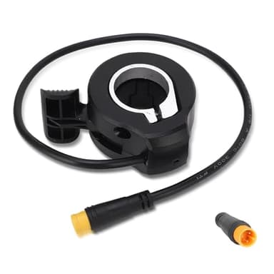 Frdhee E-Bike Thumb Throttle 130X, Electric Bike 3pin Thumb Throttle Waterproof Plug Throttle E Bike Speed Control for Electric Bicycle Scooter Accessories
