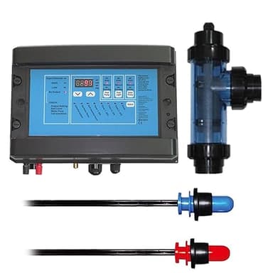 TAHALI Electrolytic Salt Chlorine Machine, Chlorine Generator Swimming Pool Salt Chlorinator Swimming Pool Accessory,50g