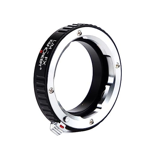 Fuji Leica,Leica Fuji Adapter,K&F Concept Lens Mount Adapter for Leica M LM Mount Lens to Fujifilm Fuji X-Series X FX Mount Mirrorless Camera Body