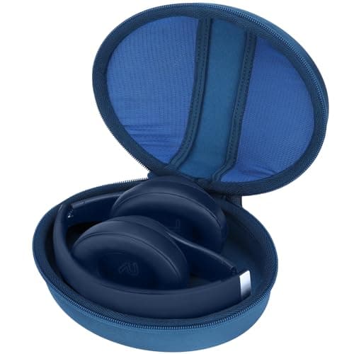 Lebakort Hard Carry Case Compatible with Beats Studio Pro Studio 3 Solo 4 Solo3 Solo2 Wireless Noise Cancelling Over-Ear Headphones (Blue Case)