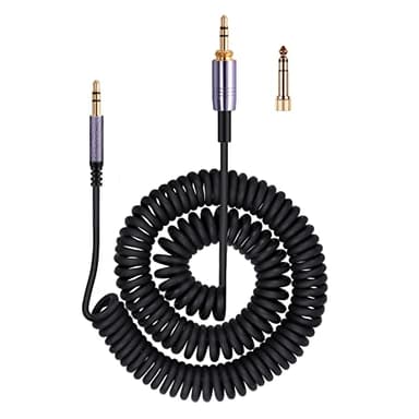 Solo4 Cord Coiled Audio Cable Replacement for Dre Beats Studio3 / Studio Pro/Solo 3 Wireless Noise Cancelling Headphones, 3.5mm(1/8") Extension Wire Compatible with iPhone PS5 Xbox One, 14ft