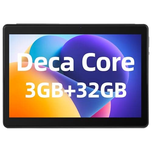 Haipky 10.1" Android 10.0 Smart Phone Tablet, 10-Core MTK6797, 3GB+32GB, Dual Cameras, Dual 4G Lte SIM, 1280 * 800 IPS Screen, 6000mAh Battery, WiFi, Bluetooth, Metal Shell (Blue)
