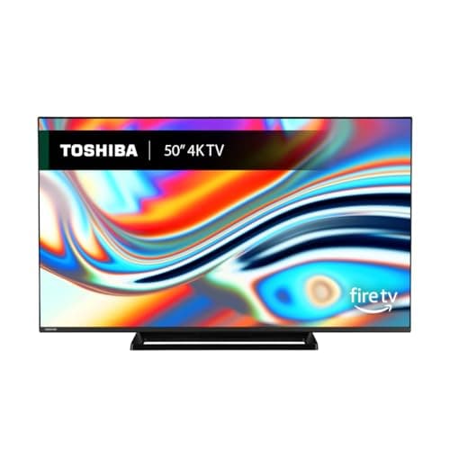 Toshiba UF3F 50 Inch Fire 4K HDR TV, TRU Picture Engine, HDR10, Dolby Vision & Atmos, Sound by Onkyo, DTS Virtual X, Alexa Voice Remote
