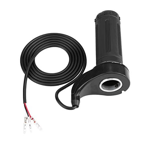 Handle Throttle Grips, Electric Bike Throttle Grip, Universal Motorcycle Accelerator Electric Scooter Twist Speed Throttle Grip with 3 Wires for Electric Bike Scooter ATV Dirt Bike Speed Control