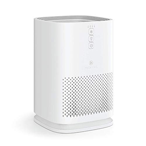 Medify MA-14 Air Purifier with H13 True HEPA Filter | 18 sq m Coverage | for Allergens, Smoke, Smokers, Dust, Odors, Pollen, Pet Dander | Quiet 99.9% Removal to 0.1 Microns | White, 1-Pack
