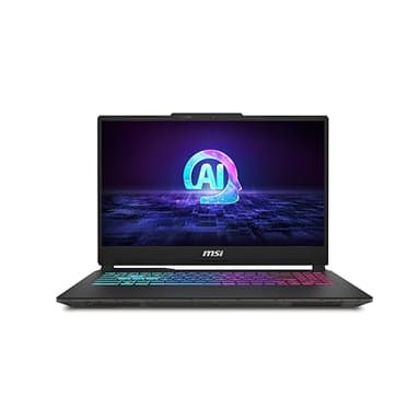 MSI Cyborg 15 Inch FHD Gaming Laptop - (Intel Core Ultra 7 155H, NVIDIA GeForce RTX 4050, 16GB RAM, 512GB SSD, Windows 11 Home) - Translucent Black