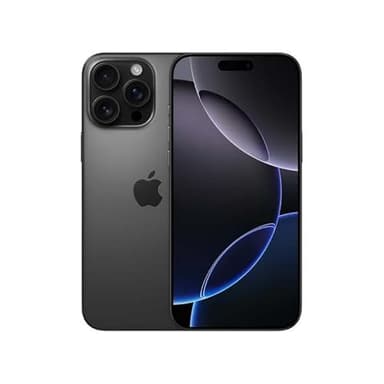 Apple iPhone 16 Pro, 256GB, Black Titanium (Renewed)