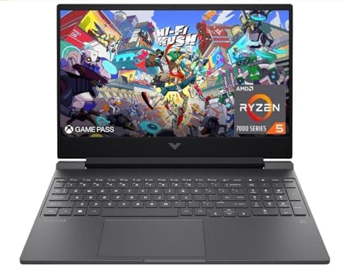 HP Victus 15.6" 144Hz FHD Gaming Laptop,AMD Ryzen 5 7535HS,16GB DDR5 RAM,1TB SSD,AMD Radeon RX 6550M,Beats RTX 2050,Backlit Keyboard,Windows11 Pro, Mica Silver