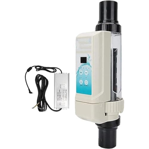 Hydravex Salt Chlorinator, 8/12/16/20g/h Chlorine Generator Electrolyzer Swimming Pool Salt Chlorinator, for Swimming Pool, Spa Pool,16g/h