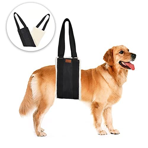 Adjustable Dog Lifting Harness, Support and Rehab Harness for Weak Rear Legs, Soft Sling Assist The Dog Who are Senior, Injured, Disabled and After ACL Surgery Rehabilitation (For Extra Large Dog)