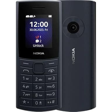 Nokia 110 4G (2023) Mobile Phone - Midnight Blue Colour - £10 Preloaded Sim Included on award-winning network. Unlimited calls and texts.