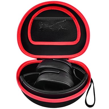 Headphone Case for Skullcandy Crusher/Hesh/Evo Wireless Over-Ear Bluetooth Earphones, for Beats Studio Pro/ 3/Solo 4/3/2 Headphones and More Noise Cancelling Foldable Headset - Hard Box Only (Black)