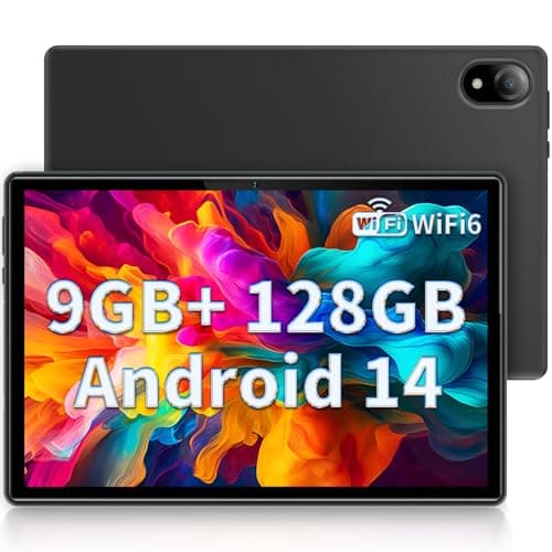 DOOGEE U10 Tablets 10 inch Android 14 Tablet PC, 9GB RAM+128GB ROM(1TB TF), Quad-Core 2.0 GHz/1280 * 800 HD+ IPS/WiFi 6/Bluetooth 5.0/5060mAh/5MP+8MP/OTG/Type C/3.5mm Headphone Jack(Gray)
