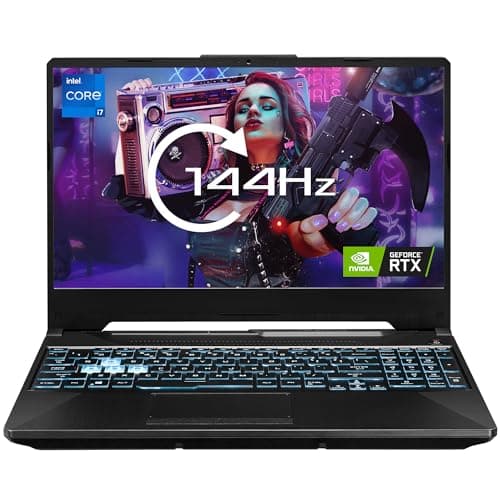 MESH Computers ASUS TUF Gaming A15 FA506NF 15.6-inch FHD 144Hz Gaming Laptop (AMD Ryzen 5 7535HS, 16 GB DDR5 RAM 5600 MHz, 512 GB SSD, NVIDIA GeForce RTX 2050 4GB GDDR6, Wi-Fi 6, Windows 11 Home)