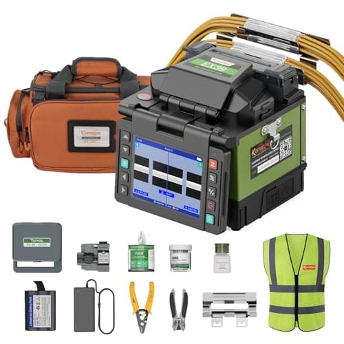 FTTH Fiber Optic Fusion Splicer Komshine EX39 Automatic Core Alignment Fiber Splicer with Fiber Cleaver, Fusionadora De Fibra Fibra Optica, Optical Fiber Splicer 8S Splicing Machine
