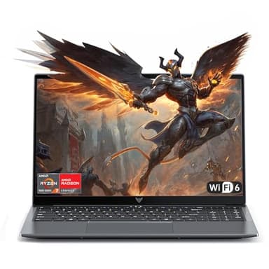 ACEMAGIC 15.6'' Gaming Laptop with Ryzen 7 5700U Processor up to 4.3GHz (Beat i7-1265U) 8 Core - 16GB RAM DDR4*2 512GB SSD Computer, FHD,BT5.0, 3*USB3.2,HDMI,TF, Dual Speakers, 65W Adapter, WiFi 6.0
