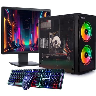 Veno Scorp Budget Gaming PC 19” Bundle Intel Core i5-8GB RAM - 500GB HDD – GT 710 2GB NOVA ARGB Gaming Case - WINDOWS 10