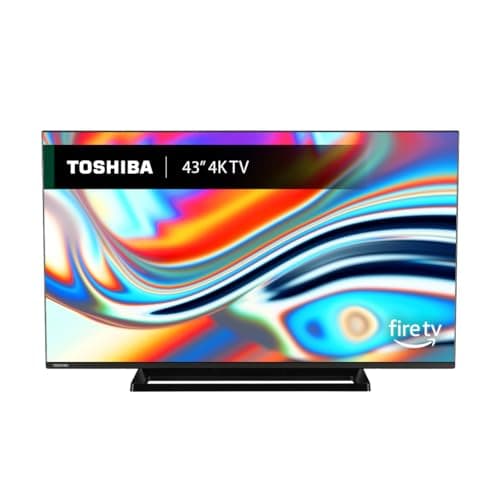 Toshiba UF3F 43 Inch Fire 4K HDR TV, TRU Picture Engine, HDR10, Dolby Vision & Atmos, Sound by Onkyo, DTS Virtual X, Alexa Voice Remote
